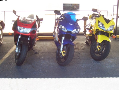 daniels gsxr my r6 and cbr